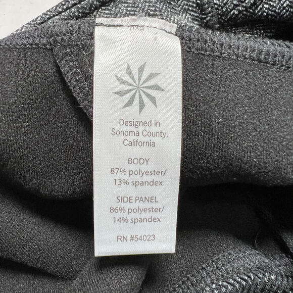 NWOT Athleta Herringbone Luxe Metro Drifter Leggings SIZE S Gray Black Pants - Picture 7 of 12